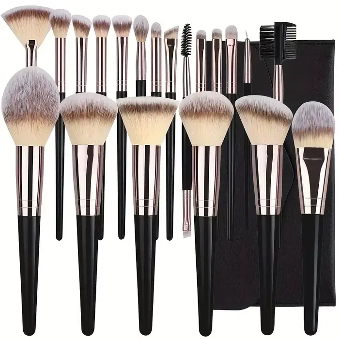 Ensemble de pinceaux de maquillage, 3 à 20 pièces, fond de teint, ombre à paupières, Blush, surligne