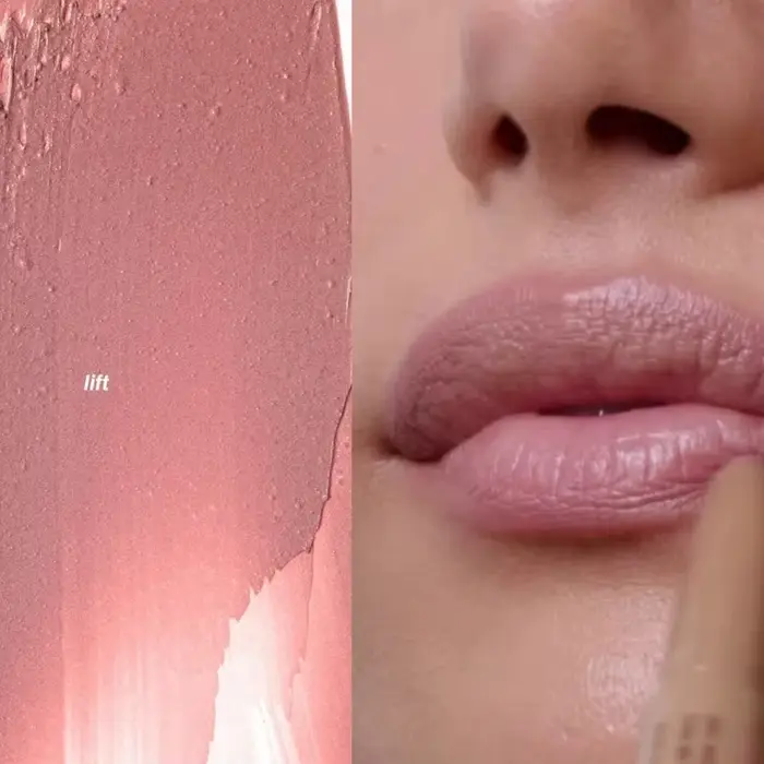 Crayon à lèvres hydratant longue durée effet peau naturelle, facile à appliquer, maquillage cosmétiq