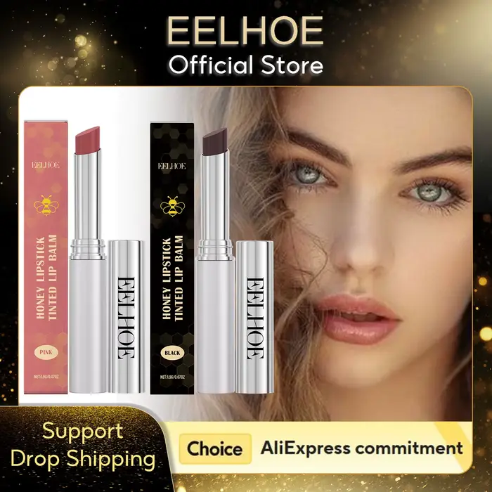 EELHOE rose miel rouge à lèvres vitamine E longue durée teinte