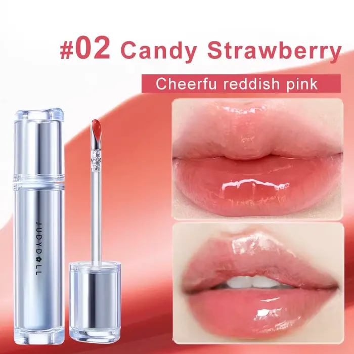 Judydoll glace fer Essence miroir aqueux brillant à lèvres glaçure rouge à lèvres Non collant ne se