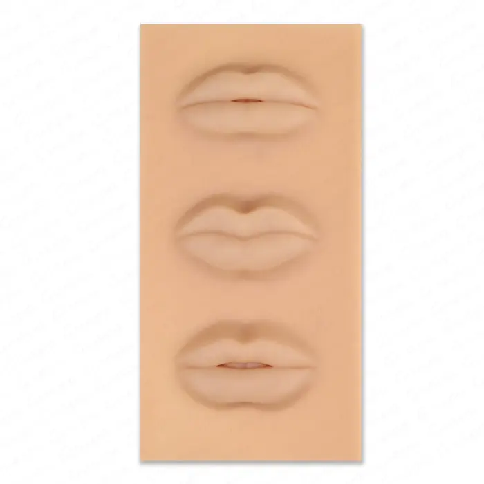 3 formes différentes de lèvres en Silicone pour pratique 5D, maquillage Permanent pour la peau, pour