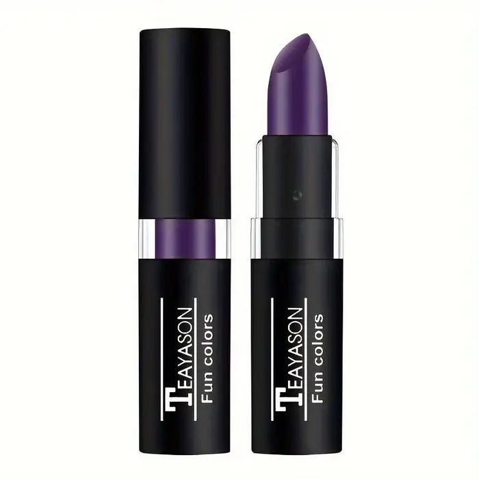 Rouge à lèvres mat violet imperméable-peinture de maquillage de scène créative d'halloween longue du