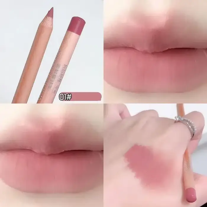 Pâte de haricots rose crayon à lèvres professionnel crayon à lèvres velours mat lèvre antiadhésive t