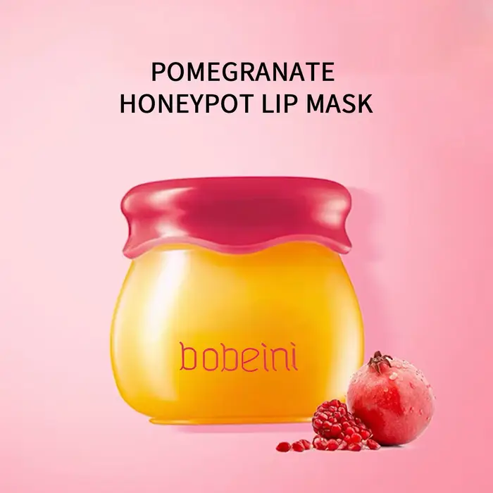 Petit masque à lèvres au pot de miel, baume à lèvres hydratant, prévient la sécheresse, les fissures