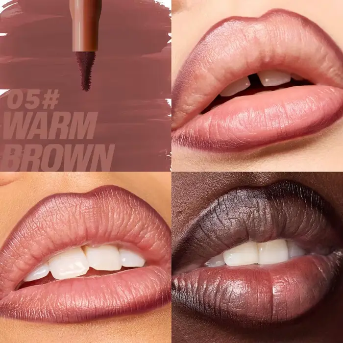 Stylo de teinte pour les lèvres, 8 couleurs disponibles, rouge à lèvres à l'eau mate, tasse antiadhé