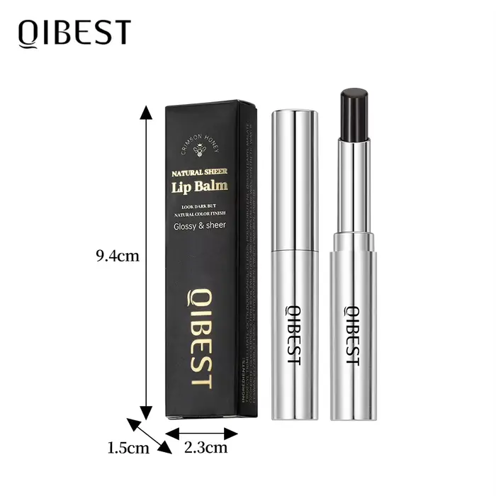 QIBEST miel rouge à lèvres nourrissant baume à lèvres hydratant teinté baume repulpant pour les lèvr
