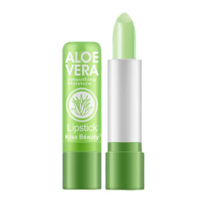 1PC Rouge à lèvres hydratant à l'aloe vera changeant de couleur, hydratation longue durée et soin de