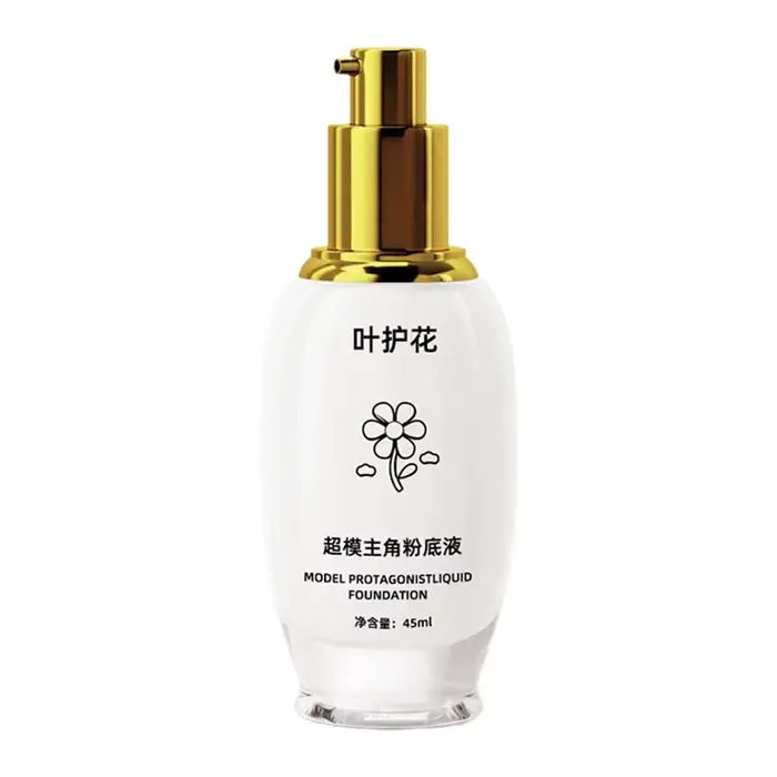 Fond de teint liquide blanc pur 45ML, crème correctrice blanche gothique, Clown Cosplay Halloween, p