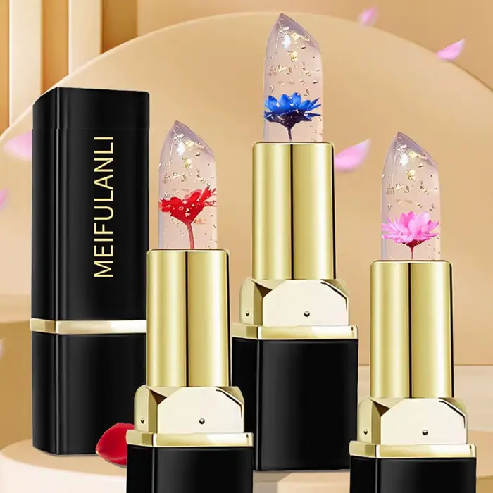 Rouge à lèvres gelée florale hydratant à changement de température