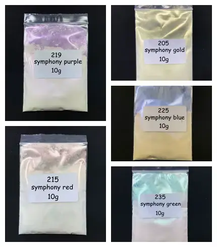 10g symphonie nacré Pigment sirène poudre maquillage fard à paupières peinture savon colorant