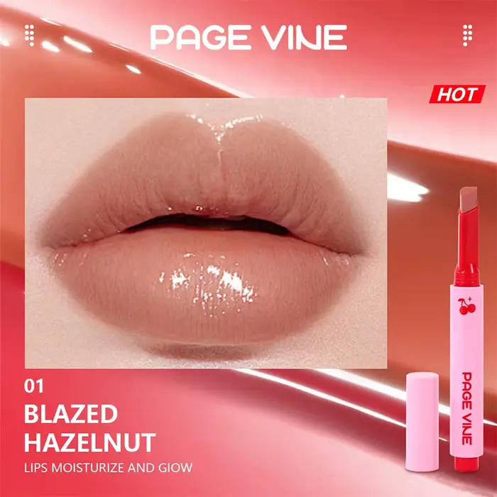 Rouge à lèvres de marque, doux, hydratant, solide, facile à appliquer, couleur longue durée, baume à