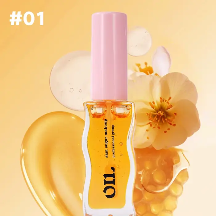 Huile à lèvres hydratante infusée au miel, 6 couleurs, 8ml, liquide longue durée, brillant à lèvres,