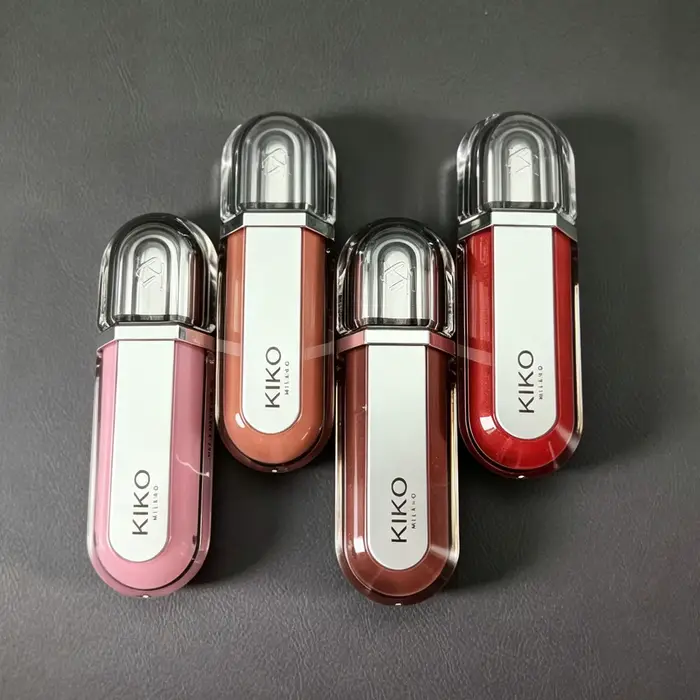 Kiko 3D Ginger Plumping Liquid Lip Glaze Transparent Lipgloss Mirror Lipstick Nourishing Full Lips Not Fading Natural Cosmetics