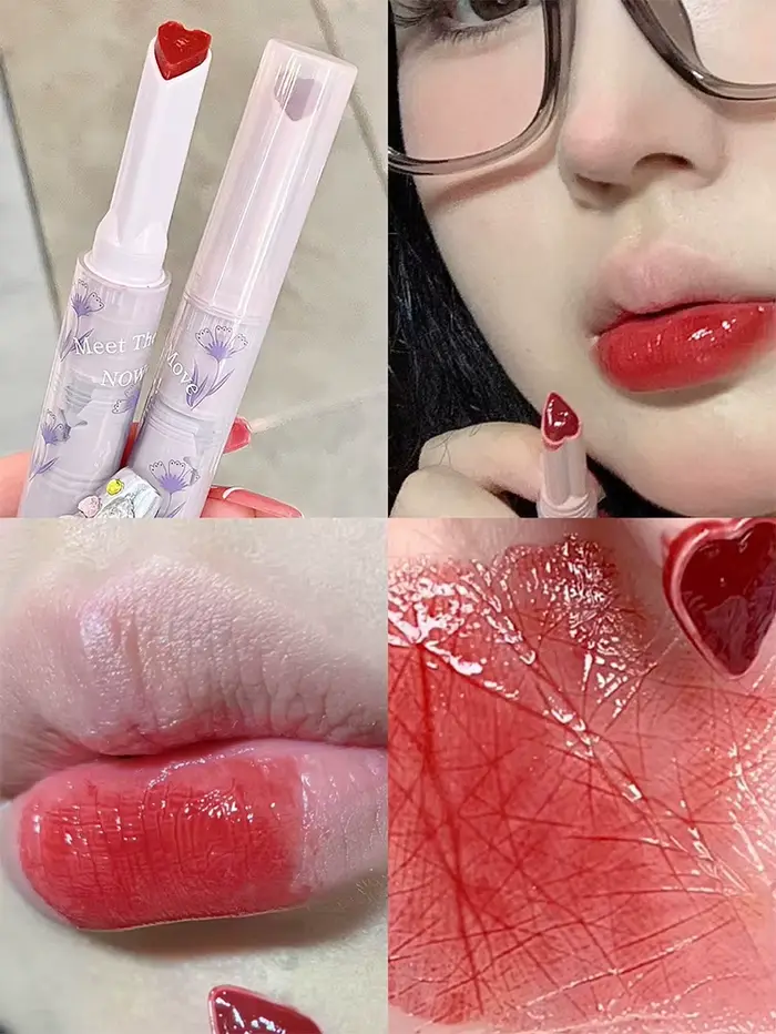 Gege bear Huayumi rouge à lèvres hydratant miroir paillettes gelée amour rouge à lèvres rouge à lèvr