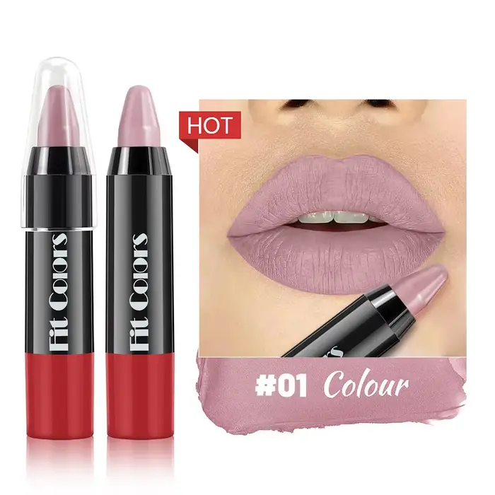 Crayon à lèvres marron nude, crème hautement pigmentée, stylo à doublure Jules, contour longue durée