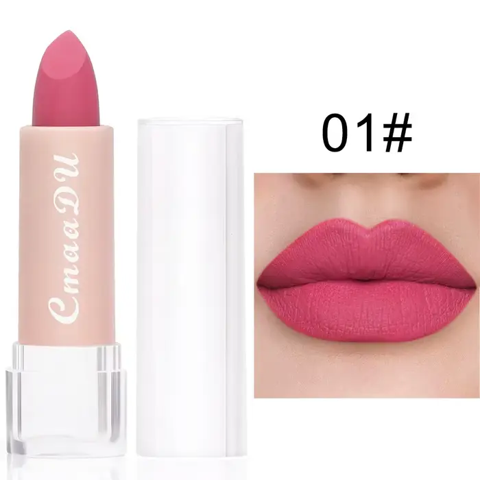 Rouge à Lèvres Sexy en Velours pour Femme, Teinte Longue Durée, Imperméable, Antiadhésif, 15 Documen
