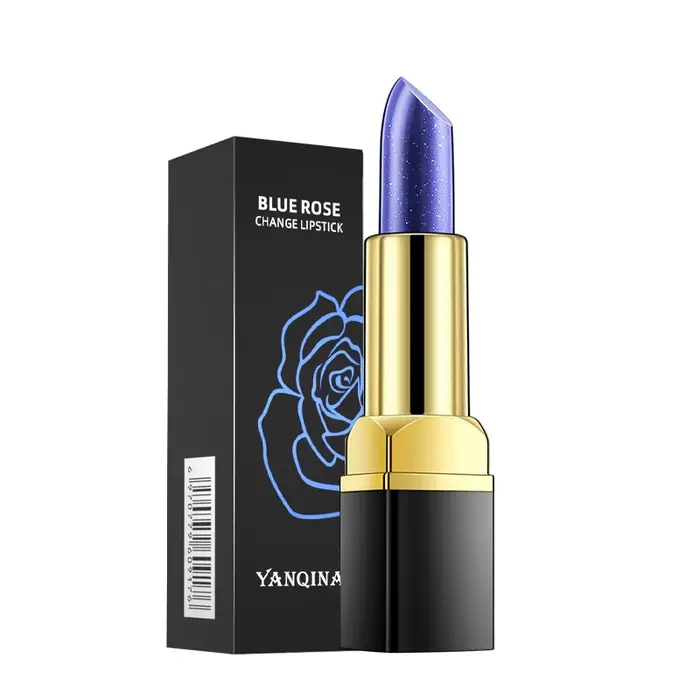 Rouge à lèvres Blue Enchantress changeant de couleur, imperméable, longue tenue, non-décolorant, non