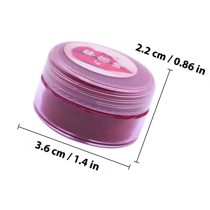 Pigments pour maquillage à faire soi-même, formule rouge brillante, sûr à utiliser sur les lèvres et