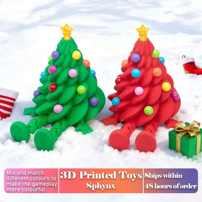 Modèle d'arbre de noël imprimé en 3D