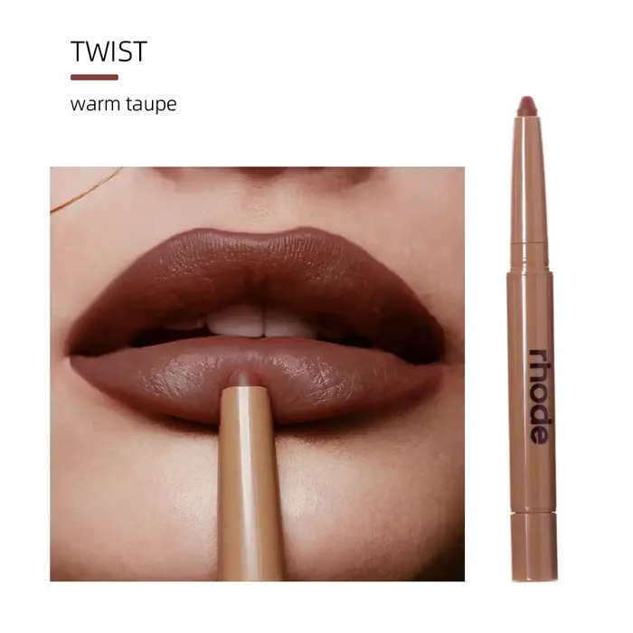 Crayon à lèvres en forme de peptide cutané, longue tenue, teinte pour les lèvres, maquillage, rouge 