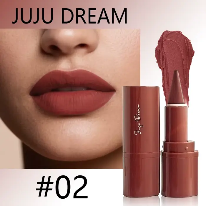 JUJU Dream – crayon à lèvres dégradé en velours mat, Application douce pour les lèvres élégantes, cr