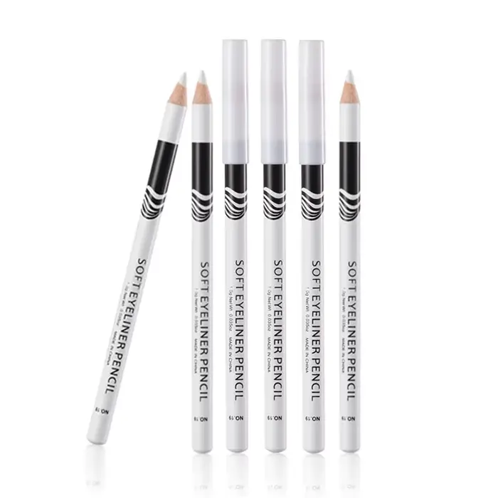 Crayon Eyeliner blanc pour femmes, Waterproof, facile à porter, produit cosmétique