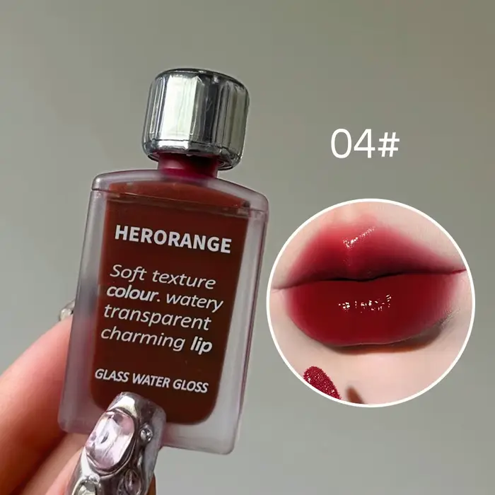 Lèvres repulpées hydratantes effet miroir couleur des lèvres Texture Non grasse Pigment liquide pour