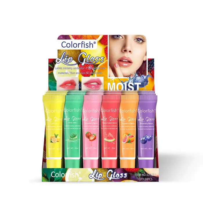 Ensemble de Baume Jules aux Fleurs et Fruits, Hydrate, Améliore l'état des Lèvres, Cadeau de la ixde