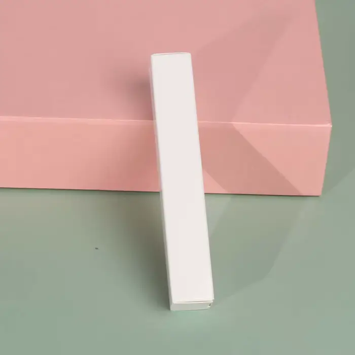 Boîtes d'emballage pour tubes de gloss à lèvres, logo personnalisé, boîte en papier de luxe rose pou