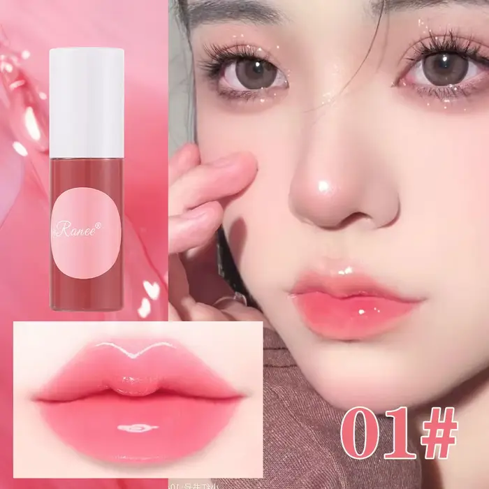 10 couleurs rouge à lèvres tache d'eau Lotion à lèvres rouge à lèvres couleur durable Film rouge à l