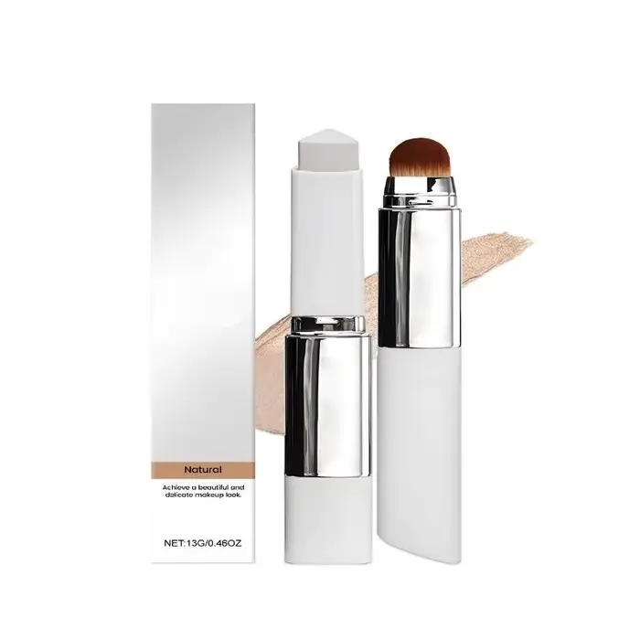 Bâton de fond de teint liquide 2 en 1, léger, hydratant, éclaircissant, changement de couleur pour t