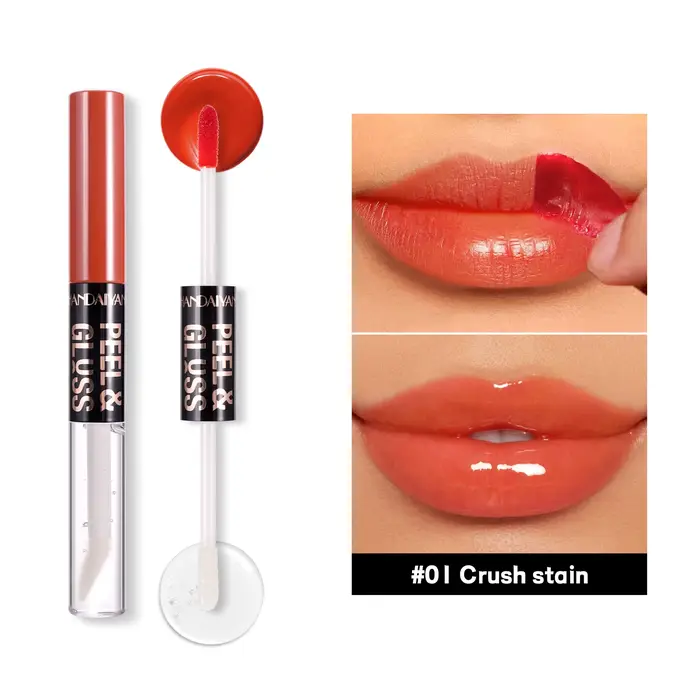 HANDAIYAN Matte Peel-Off Lip Stain imperméable à l'eau résistant à la transfert et hydratant 2 en 1
