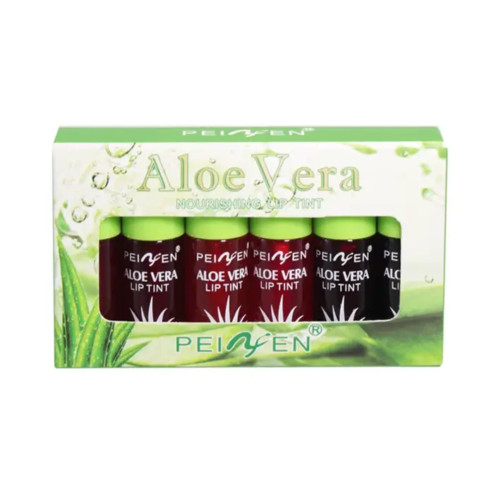 Ensemble de 6 teintes à lèvres colorées, rouge à lèvres liquide repulpant, teinte à lèvres aqueuse à