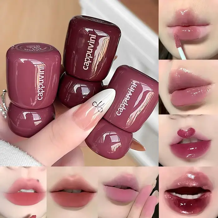 Gloss à lèvres mat et miroir