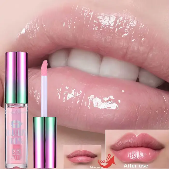Sérum repulpant longue durée pour les lèvres – Huiles brillantes pour une élasticité instantanée