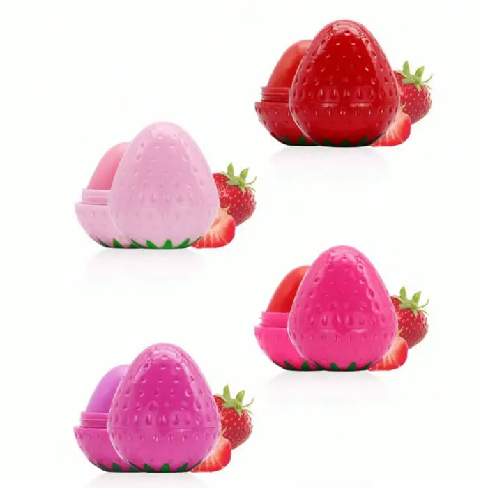 Baume à lèvres aux fraises, réparation hydratante longue durée, rouge à lèvres, Fruits mignons, répa