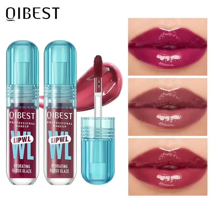 QIBEST Gloss à lèvres hydratant