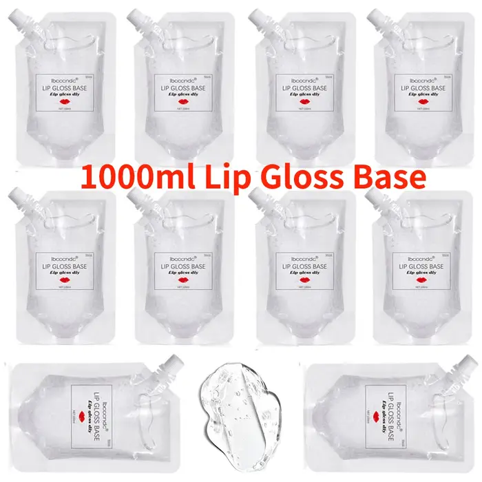 Huile de base transparente antiarina pour rouge à lèvres, gel hydratant, liquide fait à la main, maq