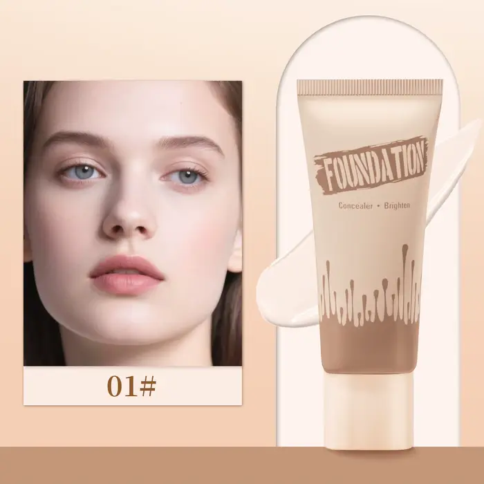 Fond de teint correcteur matifiant hydratant, crème de contouring, fond de teint couvrant à pleine c