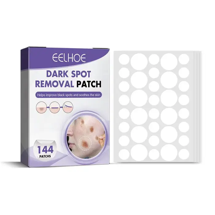 144 pièces/1 boîte Patchs pour les taches du visage, lissage de la peau, amélioration du nettoyage, 
