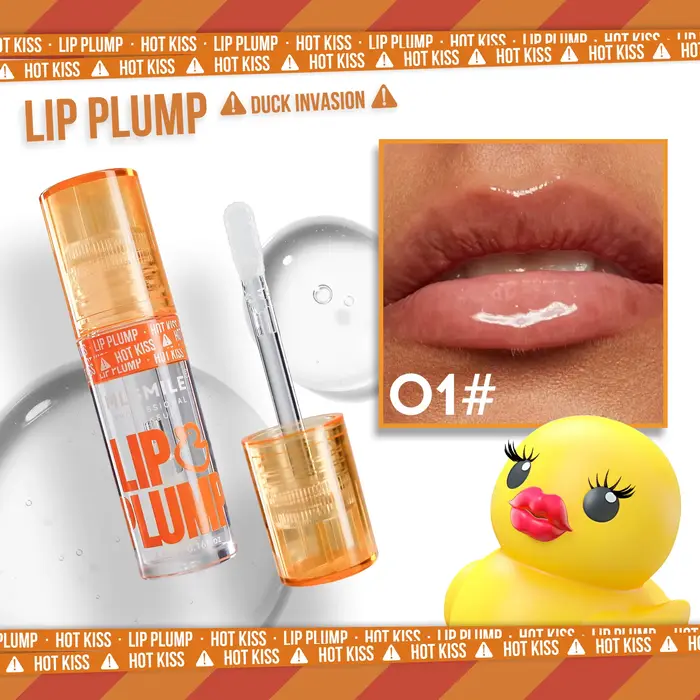 MLSMILE canard lèvres dodues huile à lèvres hydratant brillant à lèvres miroir eau nature brillant l