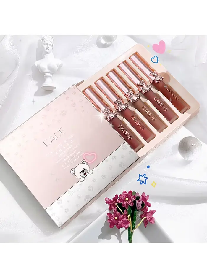 CACE brillant à lèvres maquillage liquide rouge à lèvres maquillage mat longue durée imperméable vel