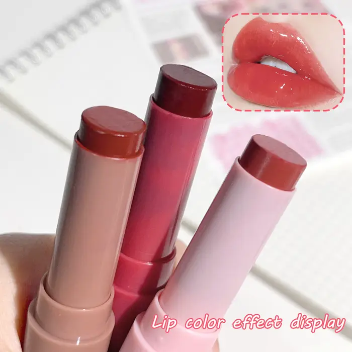 Ensemble de 3 pièces pour les lèvres hydratantes, éclaircissantes, rendu des couleurs, maquillage lo