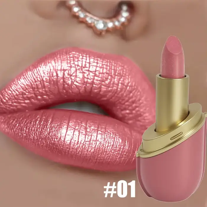 Rouge à lèvres liquide longue tenue mat, anti-transfert et non collant, fini velours, gloss teinté w