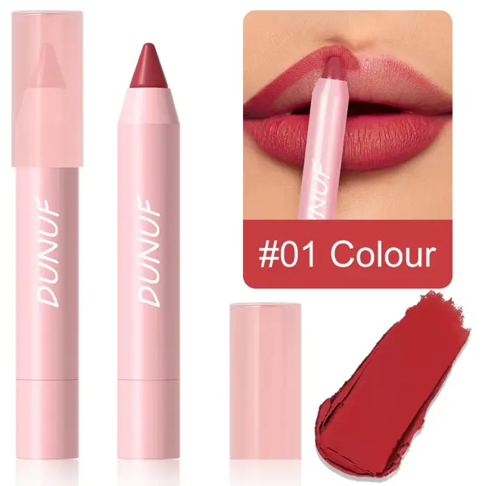 Stylo à lèvres mat 18 couleurs, velours doux et soyeux, crayon à lèvres Sexy, couleur, imperméable, 