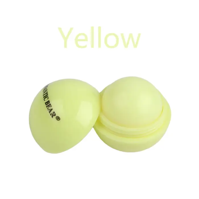Baume à lèvres mignon en forme de boule – Plomb à lèvres hydratant, apaisant et longue durée avec ta