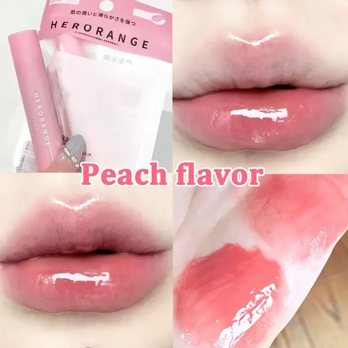 Baume à lèvres hydratant Herorange, nourrit et hydrate les lèvres, plusieurs saveurs, idéal pour les