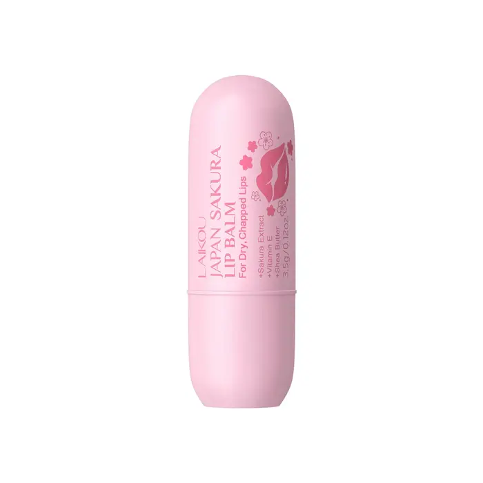 Baume à lèvres LAIKOU Sakura, soin nourrissant et hydratant pour les lèvres, hydratant longue durée,