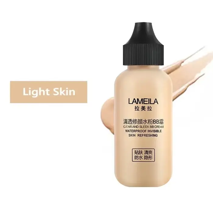 Fond de teint liquide imperméable, couverture complète, Base professionnelle durable pour le visage,