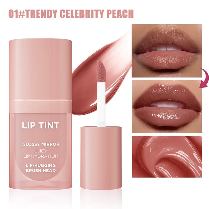 Teinte à lèvres Juicepop Box, longue tenue, hydratante, légère, couleur fruitée, nourrissante, brill
